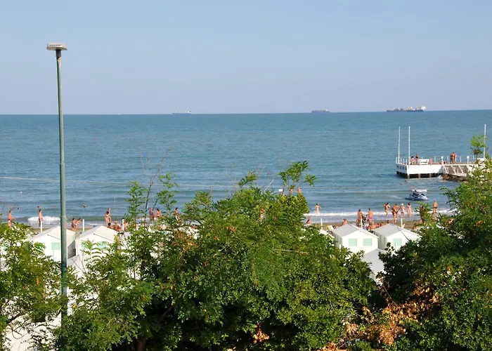 Lägenhet 3 Amazing Sea View Beachfront Flat Blue Venedig-Lido