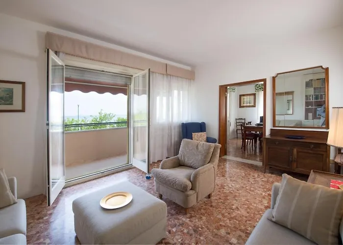 Lägenhet 3 Amazing Sea View Beachfront Flat Blue Venedig-Lido